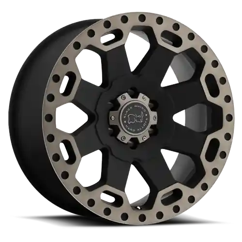 Next Day Delivery Black Rhino Warlord BK 18x8 +35 6x139.7mm 112.1mm Matte Black Machined Dark Tint Lip