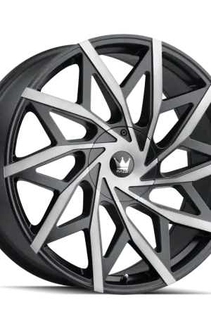 Mazzi Big Easy 372 Matte Black Machined With Dark 22x9.5 5x127/5x139.7 18mm 87mm Limited Time