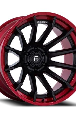 Fuel Burn FC403MQ 22x12 -44 5x127mm 71.5mm Matte Black Candy Red Lip Modern