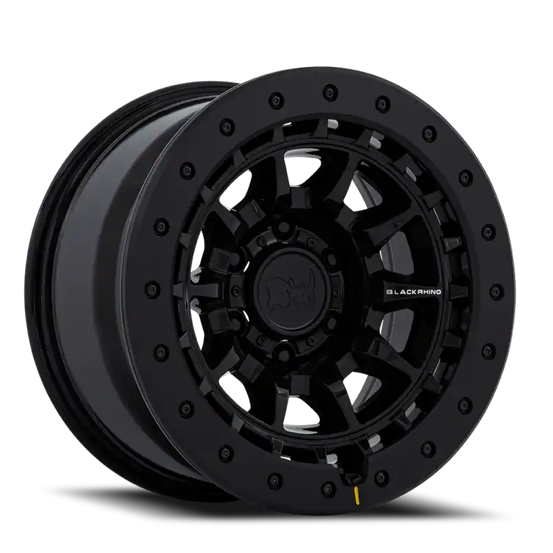 Modern Black Rhino Tusk BX 17x8.5 -10 5x127mm 71.5mm Gloss Black