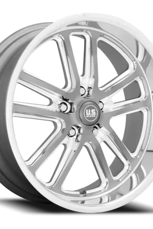 US Mags Bullet U130 17x8 +1 5x120.65mm 72.56mm Textured Gunmetal Milled Mega Sale