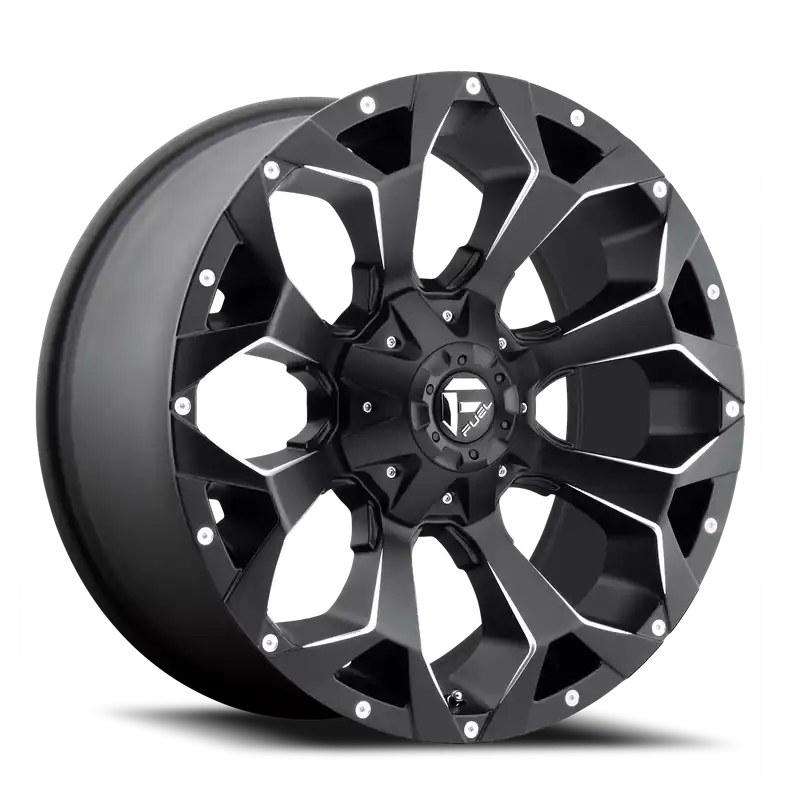 Reduced Price Fuel Assault D546 20x12 -43 6x135/6x139.7mm 106.4mm Matte Black Milled