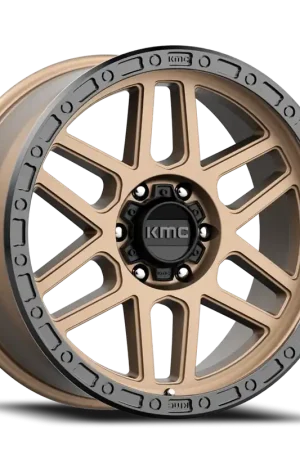 KMC Mesa KM544 BRZ 20x9 +18 8x180mm 124.2mm Matte Bronze Black Lip Get Yours
