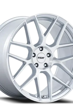 TSW Lasarthe SL 22x9 +27 5x112mm 66.56mm Gloss Silver Machined One Day Deal