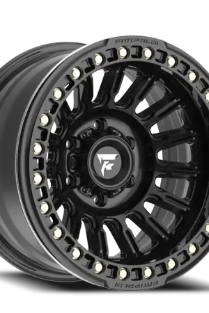 Fittipaldi Offroad Beadlock Series FB152 B 17x9 -38 6x139.7mm 106.2mm Satin Black Gloss Black Forged Ring Limited Time