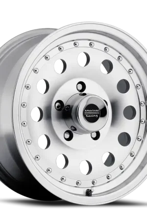 In Demand American Racing Outlaw II AR62 SL 17x8 +18 5x139.7mm 78.1mm Machined Silver Clear Coat