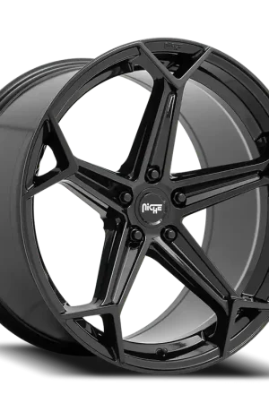 Niche Arrow N258 20x9 +35 5x120mm 72.5mm Gloss Black Time-Limited