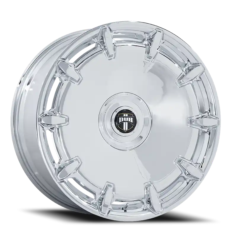 Mega Sale DUB Cheef DC271 CH 24x9 +38 5x115/5x120mm 74.1mm Chrome
