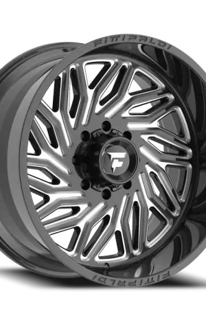 Crafted Fittipaldi Offroad Alpha Series FA13 BM 24x12 -44 8x165.1mm 125.2mm Gloss Black Milled