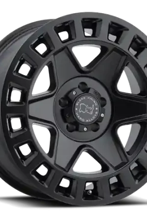 Black Rhino York BK 17x8 +35 5x114.3mm 76mm Matte Black Money Back Guarantee