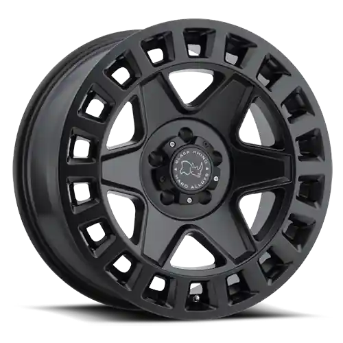 Black Rhino York BK 17x8 +35 5x114.3mm 76mm Matte Black Money Back Guarantee
