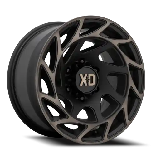 Original XD Series Onslaught XD860 BZ 20x12 -44 8x165.1mm 125.1mm Satin Black Bronze Tint