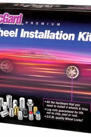 McGard 5 Lug Hex Install Kit w/Locks (Cone Seat Nut / Bulge) M12X1.5 / 3/4 Hex / 1.45in L - Chrome Today Only