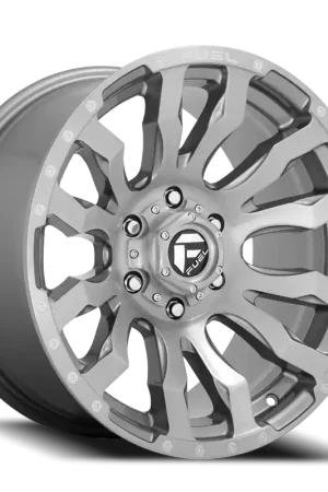New Release Fuel Blitz D693 20x9 +20 6x139.7mm 106.1mm Brushed Gunmetal Tinted Clear