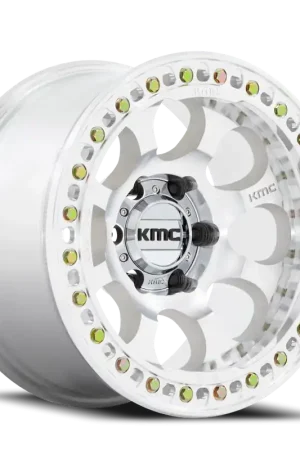 Price Drop KMC Riot Beadlock KM237 SL 17x9 -38 6x139.7mm 108mm Machined Silver