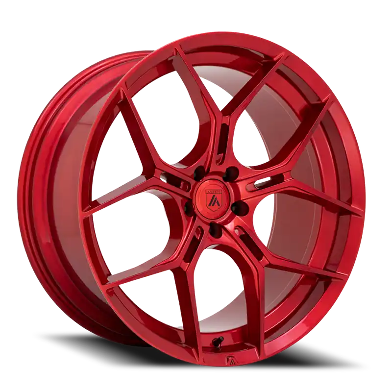 Luxury Asanti Black Label Monarch ABL37 RD 22x9 +38 5x120mm 74.1mm Candy Red