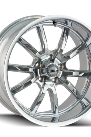 Ridler 650 Chrome 18x9.5 5x114.3 0mm 83.82mm Handmade