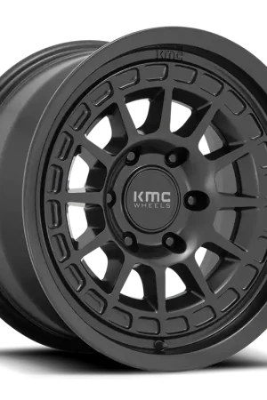 KMC Canyon KM719 SB 17x8 +35 6x139.7mm 100.3mm Satin Black Worldwide Shipping