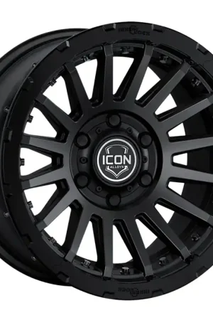 ICON Recon Pro 17x8.5 6x5.5 0mm Offset 4.75in BS 106.1mm Bore Satin Black Wheel Limited Time