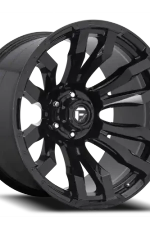 Fuel Blitz D675 22x12 -44 6x139.7mm 106.1mm Gloss Black Buy Direct