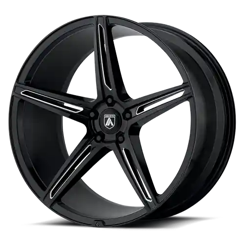 Asanti Black Label Alpha 5 ABL22 BK 22x10.5 +35 5x112mm 72.6mm Gloss Black Milled Bargain