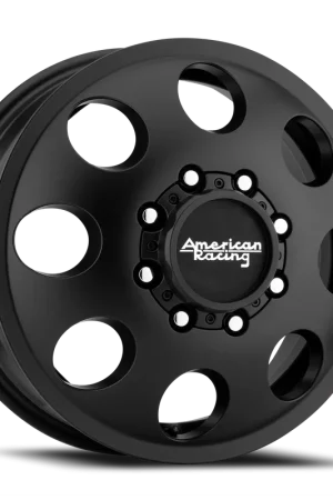 Original American Racing Baja Dually AR204 BK 17x6.5 +111 8x210mm 154.3mm Satin Black