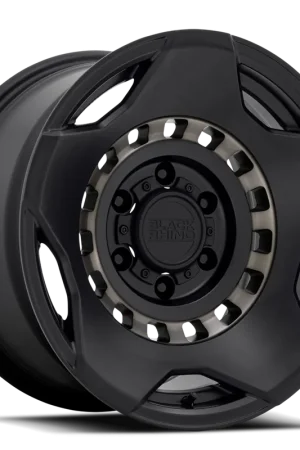 Save Now Black Rhino Muzzle MB 17x9 +0 6x139.7mm 112.1mm Matte Black Machine Tinted Ring