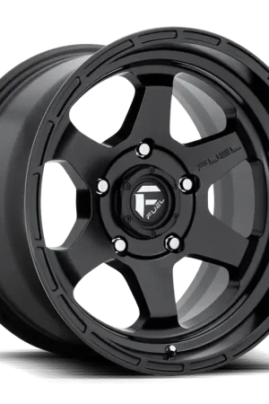 Fuel Shok D664 17x9 +1 6x139.7mm 106.1mm Matte Black Crafted