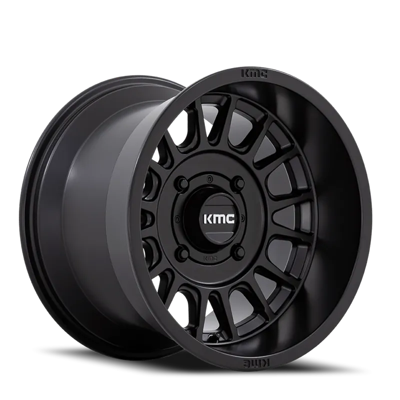 KMC Impact UTV KS138 SB 15x10 +0 4x156mm 115.1mm Satin Black Best Seller
