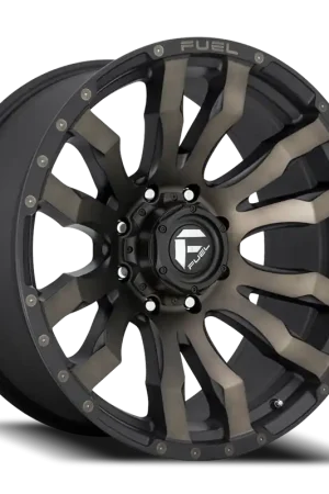 Limited Time Fuel Blitz D674 18x9 +1 8x170mm 125.1mm Matte Black Double Dark Tint
