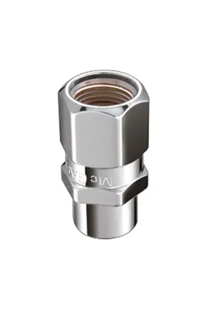 McGard Hex Lug Nut (Drag Racing Short Shank) 1/2-20 / 13/16 Hex / 1.6in. Length (4-Pack) - Chrome Same Day Shipping