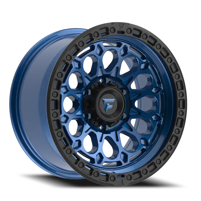 Viral Fittipaldi Offroad Terra Series FT101 BLB 17x9 -12 6x135mm 87.1mm Gloss Blue Black Ring