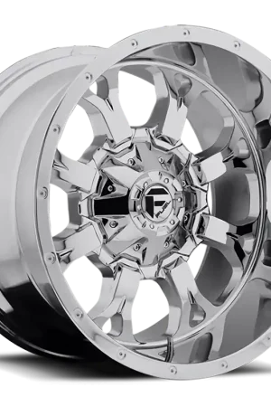 Fuel Krank D516 20x9 +1 8x180mm 125.2mm Chrome Free Delivery