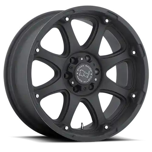 Black Rhino Glamis 20x9 +12 6x135mm 87mm Matte Black High Quality