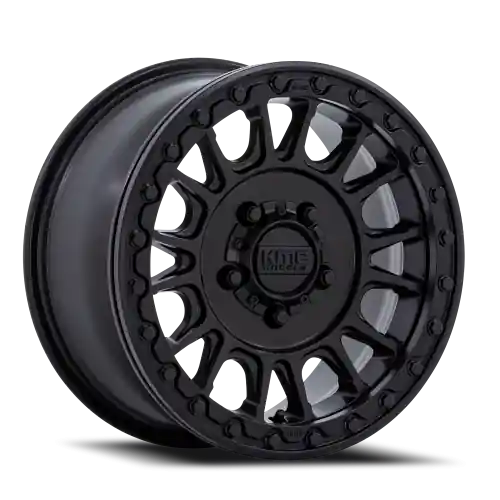 Handmade KMC Impact UTV Beadlock KS239MX 15x10 +0 6x139.7mm 100.3mm Satin Black