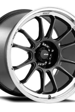 Save Now Konig Hypergram 17x8 4x100 ET45 Metallic Carbon w/ Machined Lip