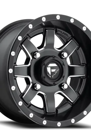 Fuel Maverick UTV D538 15x7 +13 4x156mm 132mm Matte Black Milled Best Seller