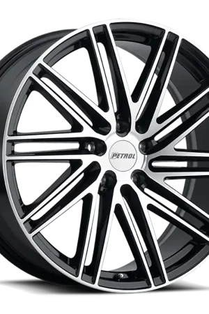 Petrol P1C GBM 17x8 +40 5x108mm 72.1mm Gloss Black Machined Face Holiday Sale