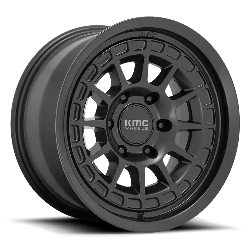 KMC Canyon KM719 SB 17x8 +35 5x114.3mm 72.56mm Satin Black Free Returns