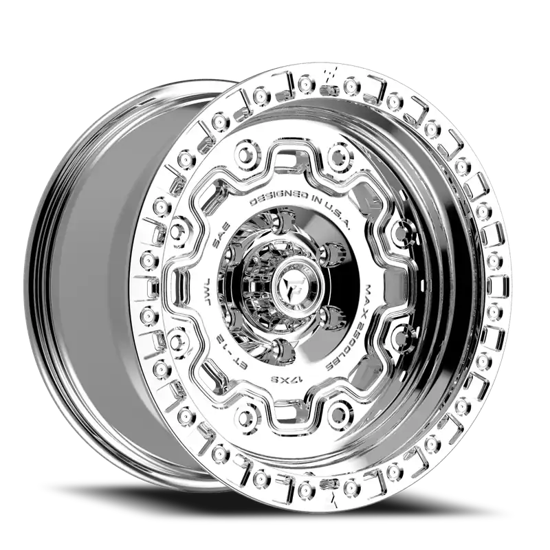 Fittipaldi Offroad Terra Series FT100 MC 17x9 -12 5x127mm 71.5mm Chrome Mirror Coat Chrome Low Price