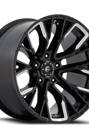 Buy Today Fuel Rebar 5 D849 20x10 -18 5x127mm 71.5mm Gloss Black Milled