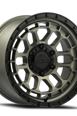 Top Rated Reika Rambler R35 BZ 17x8.5 +0 6x135mm 87.1mm Satin Bronze Black Ring