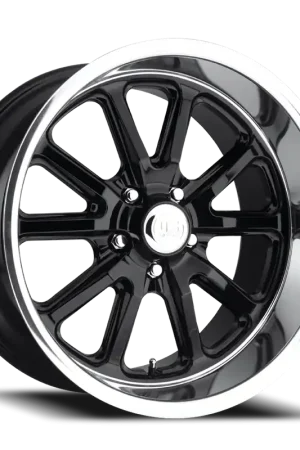 Price Drop US Mags Rambler U121 18x9.5 +1 5x114.3mm 72.56mm Gloss Black