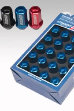 Rays Dura-Nut L42 Straight Type 12X1.50 Lug Nut Set 16 Lug 4 Lock Set - Blue Deal