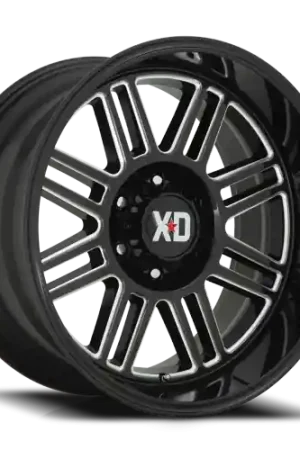 Fan Favorite XD Series Cage XD850 GB-M 20x9 +0 6x139.7mm 106.25mm Gloss Black Milled