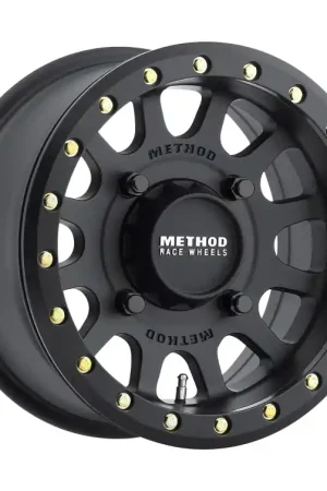 Direct From Manufacturer Method MR401 UTV Beadlock 14x7 / 5+2/38mm Offset / 4x156 / 132mm CB Matte Black Wheel