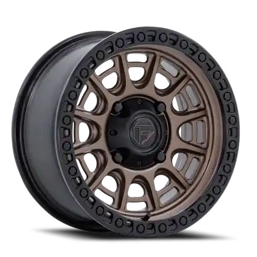 Fuel Cycle UTV FV832ZB 15x7 +38 5x114.3mm 72.56mm Matte Bronze Matte Black Lip Final Sale