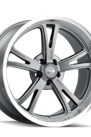 Limited Time Ridler 606 Gloss Grey Machined 20x8.5 5x127 0mm 83.82mm