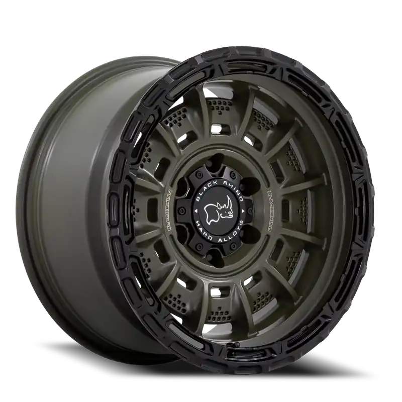 Black Rhino Legion GR 17x9 -12 5x127mm 71.5mm Olive Drab Green Black Lip Express Delivery