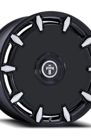 Limited Time DUB Cheef DC271 GBM 24x10 +30 6x135/6x139.7mm 100.3mm Gloss Black Milled